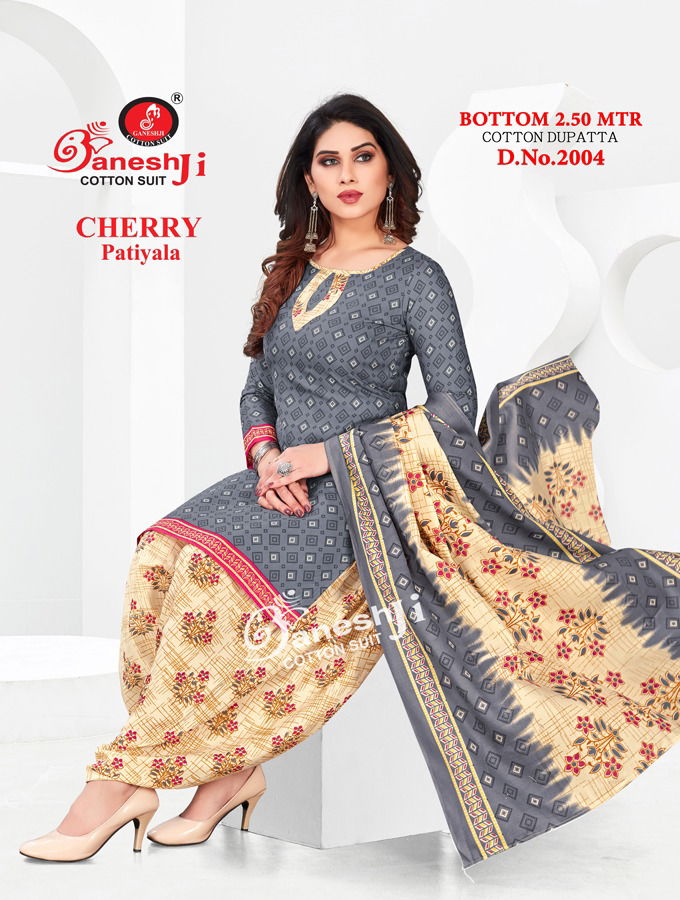 Ganeshji Cherry 2 Heavy Casual Wear Wholesale Dress Material Collection